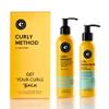 COCUNAT Curly Method 2-Step Kit - Leave-In Curl Moisturizer + Curl Booster Gel - Defines, Hydrates & Controls Frizz for Perfect Curls - Strengthens & Smooths - 250ml + 150m view 1