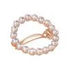 BBRATS Rose gold-toned AD Stone Handcrafted French Barrette Hair Pin For Women and Girls view 1