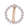 BBRATS Rose gold-toned AD Stone Handcrafted French Barrette Hair Pin For Women and Girls view 3