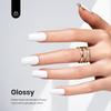 Beetles White Gel Polish Set - 2Pcs 15ML White Color Gel Polish Soak Off UV Light Cure for French Nail Manicure Salon DIY Gift for Women view 2