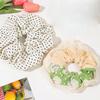3 Pack Cute Lace Floral Hair Scrunchies for women, Lace Flower Hair Ties Floral Hair bands Scrunchies Ponytail Holders Floral Headbands Accessories for Girls view 2