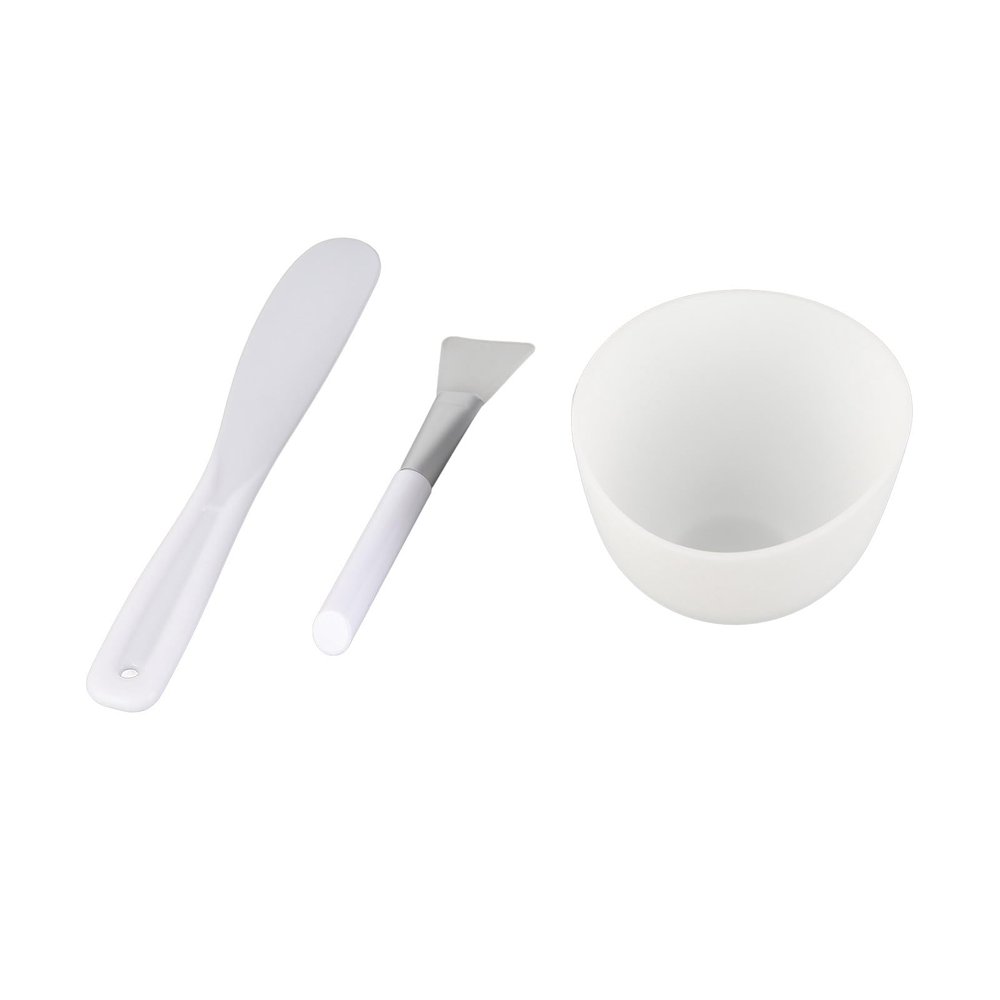 Face Mask Mixing Bowl Set, 3pcs DIY Mask Tool Set Mask Bowl Mask Brush Spatula Set Silicone Mask Mixing Tool Kits Skin Mask Applicator for Women Man Facemask Mixing