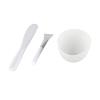 Face Mask Mixing Bowl Set, 3pcs DIY Mask Tool Set Mask Bowl Mask Brush Spatula Set Silicone Mask Mixing Tool Kits Skin Mask Applicator for Women Man Facemask Mixing view 1