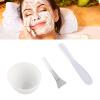Face Mask Mixing Bowl Set, 3pcs DIY Mask Tool Set Mask Bowl Mask Brush Spatula Set Silicone Mask Mixing Tool Kits Skin Mask Applicator for Women Man Facemask Mixing view 2
