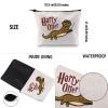 G2TUP Harry Otter Makeup Bag - Sea Otter Animal Lovers Cosmetic Bag Zipper Travel Bag - White view 3