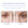 Disposable Eye Wash Cups for Refresh & Clean Tired - 50 Pcs Portable Eye Flush Cleaning Cups, Non Sterile, 50Pcs view 2