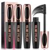 3 PCS 4D Silk Fiber Lash Mascara Waterproof Mascara Eyelash Extension Thicker Voluminous Eyelashes, Smudge-proof, Long-Lasting, Dramatic Extension, Smudge-proof, Hypoallergenic Formula (3 Packs) view 1
