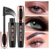 3 PCS 4D Silk Fiber Lash Mascara Waterproof Mascara Eyelash Extension Thicker Voluminous Eyelashes, Smudge-proof, Long-Lasting, Dramatic Extension, Smudge-proof, Hypoallergenic Formula (3 Packs) view 2