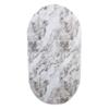 Bath Bliss 2 Pack Shower Tub Mat | Oval Anti-Slip Bathmat | Suction Cup Base | Drain Holes | Safety | Marble Print view 3