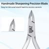 ZMOI Cuticle Nippers  Professional Cuticle trimmer  Premium Stainless Steel Cuticle Remover Tool  Cuticle Cutter for Cuticle Trimming and Hangnails (Single Spring - Haft Jaw 5mm) view 4