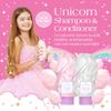 Glimmer Wish Premium Unicorn Shampoo + Conditioner, Tropical Beach Scent, Dermatologist Tested, Sulfate & Sulfite Free, Paraben Free, PEG & EDTA Free, 100% Vegan, Cruelty & Gluten Free, x2 12 Fl Oz view 2