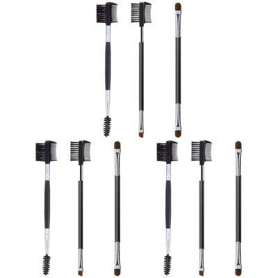 minkissy 9pcs Double Head Makeup Brushes Brow Comb Eyebrow Lamination Supplies Easy to