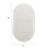 Bath Bliss 2 Pack Shower Tub Mat | Anti-Slip Bathmat | Suction Cup Base | Drain Holes | Safety | Holographic view 3