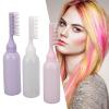 3 Pcs Root Comb Applicator Bottle Simple with Graduated Scale Design Hair Dye Dispensing Bottle Hair Dye Brush Portable for Home or Barber Shops view 2