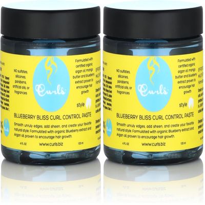 Curls Blueberry Bliss Control Paste, 4 Ounces, Multicolor, reg (Pack of 2)