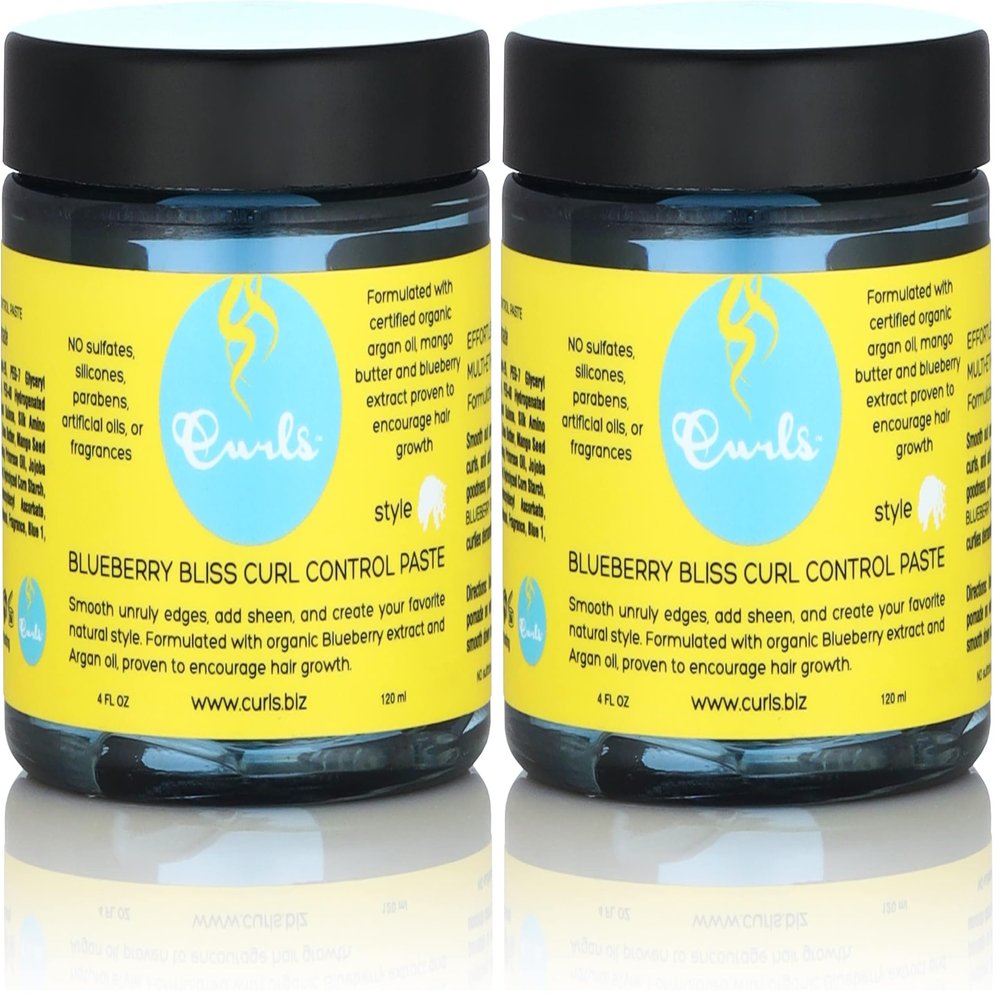 Curls Blueberry Bliss Control Paste, 4 Ounces, Multicolor, reg (Pack of 2)