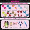 Neva Nude Face and Body Glitter Keychain - Chunky Glitter in Aloe for Festivals, Raves, and More | Cosmetic Grade | Super Sparkly (Pop Purple Pink Iridescent Holographic Glitz Grenade) view 2