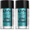 NYX PROFESSIONAL MAKEUP Face & Body Glitter, Teal (Pack of 2) view 1