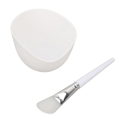 DIY Silicone Brush Set for Face Masks, Lightweight & Exquisite Mixing Foldable Bowl Set for Masks Treatments