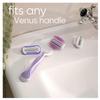 Gillette Venus ComfortGlide Freesia Women's Razor - 1 handle + 2 refills (Pack of 2) view 3