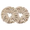 2 Pcs Large Size Scrunchies for Thick Hair Women Hair Ties Accessories (2 Taupe) view 1