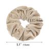2 Pcs Large Size Scrunchies for Thick Hair Women Hair Ties Accessories (2 Taupe) view 2