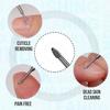 Makartt Safety Nail Drill Bits Tungsten Carbide Cuticle Remover Drill Bit Under Nail Cleaner Dead Skin Nail Prepare Bundle With Nail Rhinestone Glue Gel 1.06oz Nail Lamp Needed Gem Glue Gel view 2