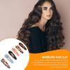 12pcs Acetate Geometric Side Clip Lady Hair Clip Hair Barrette Barrette Acrylic Side Retro Woman Ornament Marbling Leopard view 3