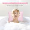 Zerodeko 3pcs Bath Pillow Strong Cups Softness for Bathtub Spa Relaxation Bone Shape Design for Back Support Easy to Clean and Store view 2