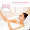 Zerodeko 3pcs Bath Pillow Strong Cups Softness for Bathtub Spa Relaxation Bone Shape Design for Back Support Easy to Clean and Store view 4