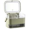 Feiyx Makeup Organizer Acrylic Cosmetic Storage,Cosmetic Storage Box with Full-Open Waterproof and Dustproof Transparent Cover,Portable Handle,with Drawer,with LED Light Cosmetic Organiser,for Counter view 1