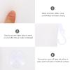 Zerodeko 3pcs Bone Shape Bathtub Spa Pillow Cups Mesh Design for Neck and Back Support Fast Drying Softness Easy to Clean and Store White view 2