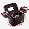 Feiyx Cosmetic Storage Organizer - Portable Cosmetic Case,Jewelry and Hair Accessories Storage Box,- 4 Tier Trays Professional Makeup Storage Organizer Box Make Up Carrier Display and Easy Organize Co view 3