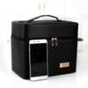 Feiyx Cosmetic Storage Organizer - Portable Cosmetic Case,Jewelry and Hair Accessories Storage Box,- 4 Tier Trays Professional Makeup Storage Organizer Box Make Up Carrier Display and Easy Organize Co view 4