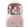 Feiyx Makeup Organizer Box with Dust Free Cover Portable Handle,Fully Open Waterproof Lid,Dust Proof Drawers,Waterproof,dustproof,Elegant Display Cabinet (Color : Pink) view 1