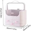 Feiyx Cosmetics Makeup and Jewelry Big Storage Case Display-Portable Cosmetic Storage Box,Waterproof and Dustproof Display Box,Suitable for Bathroom countertop,Bedroom Dresser view 2
