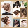 200 Pcs U Shaped Hair Pins 2IN 2.4IN 2.8IN in Box, French Hair Pin for Buns, Happi Mangala Bobby Pin for Women - Blonde view 4