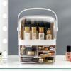 Feiyx Makeup Organizer, Cosmetic Storage Box,Suitable for Bathroom Countertops and Bedroom Dressers,Multifunctional Storage Box,Cosmetic Organizer Makeup Storage Holder view 3