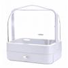 Feiyx Makeup Organizer,Transparent and Dustproof,Portable Cosmetic Storage Box for Women and Grils,Multifunctional Storage Box,for Bathroom Countertop Bedroom Dresser view 1