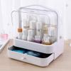 Feiyx Makeup Organizer,Transparent and Dustproof,Portable Cosmetic Storage Box for Women and Grils,Multifunctional Storage Box,for Bathroom Countertop Bedroom Dresser view 3