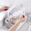Feiyx Makeup Organizer,Transparent and Dustproof,Portable Cosmetic Storage Box for Women and Grils,Multifunctional Storage Box,for Bathroom Countertop Bedroom Dresser view 4