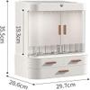 Feiyx Makeup Organizer Cosmetic Storage Drawers and Jewelry Display Box,Waterproof Large Cosmetics Organizer Storage with Drawers Skincare Cosmetic Display Cases For Bathroom Countertop Bedroom Dresse view 2