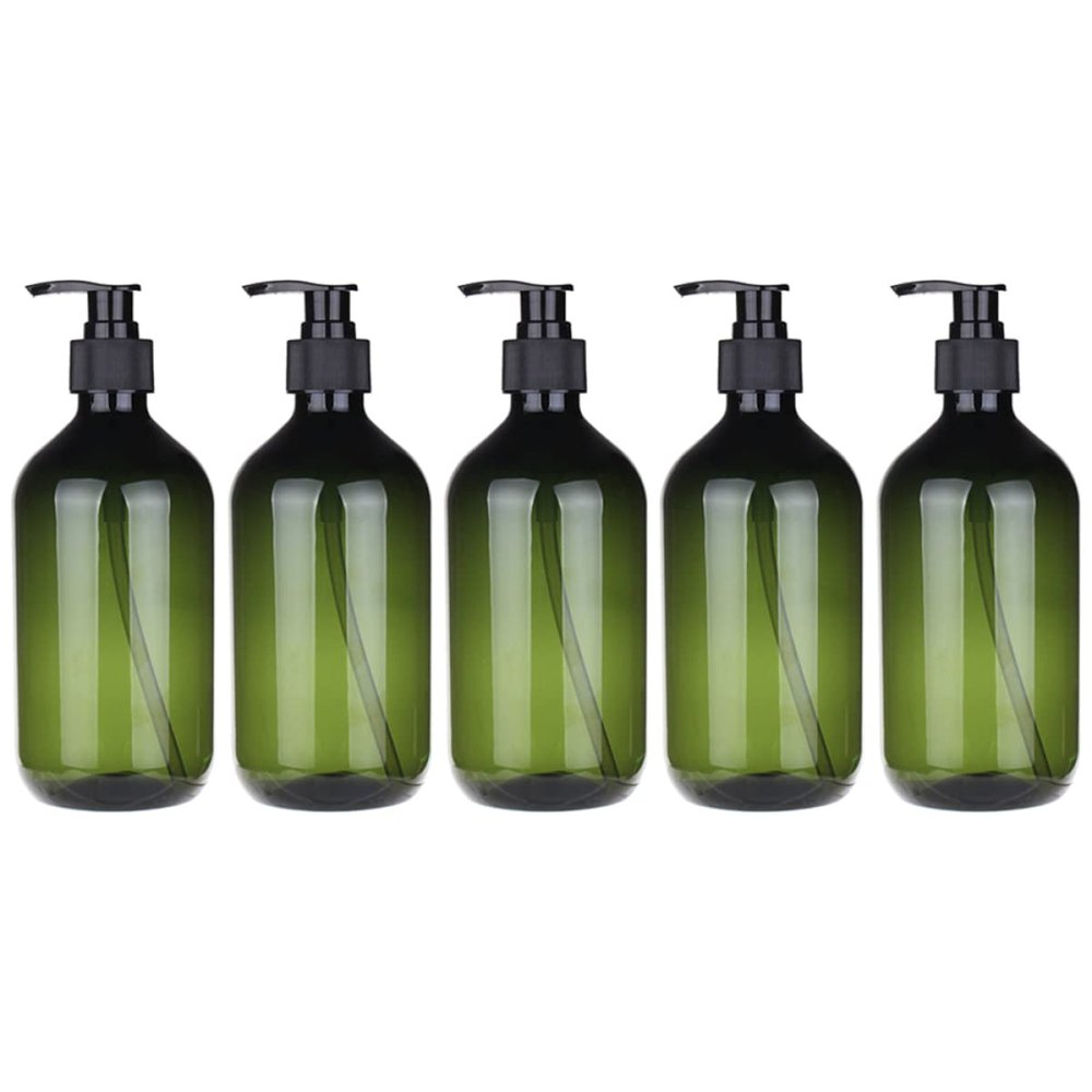 Alipis 5pcs Empty Dispenser Bottle Empty Shampoo Bottles Pump Hand Liquid Pump Dispenser soap Pump Dispenser Cleaning Spray Pump Type Shower Gel Travel