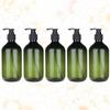 Alipis 5pcs Empty Dispenser Bottle Empty Shampoo Bottles Pump Hand Liquid Pump Dispenser soap Pump Dispenser Cleaning Spray Pump Type Shower Gel Travel view 2