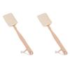 Zerodeko 2pcs Spa Back Brush Long Handle Exfoliating Body Scrubber Loofah Bath Shower Scrub Brush for Soft Skin Random Color view 1