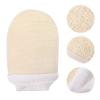 Alipis 2pcs Exfoliating Glove and Back Scrub Double-sided Loofah Gloves for Cleaning Neck Shoulder Feet Deep Exfoliating Mitts Body Scrub view 2