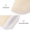 Alipis 2pcs Exfoliating Glove and Back Scrub Double-sided Loofah Gloves for Cleaning Neck Shoulder Feet Deep Exfoliating Mitts Body Scrub view 3