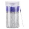 100 Pcs Disposable Mascara Wands, Lash Brushes with Container, Crystal Eyebrow Spoolies Brush for Eyelash Extensions (Purple) view 1