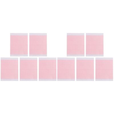 LALAFINA 10sheets Self-adhesive Double Tapes of Invisible Eye Stickers for for Makeup Application Breathable Material Easy to Use No Waste