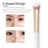 ENZO KEN Small Nose Contour Brush, Nose Brush Contour, Angled Concealer Brush Under Eye, Concealer Brushes, Small Concealer Brushes, Angled Eyeshadow Brush (162V) view 3